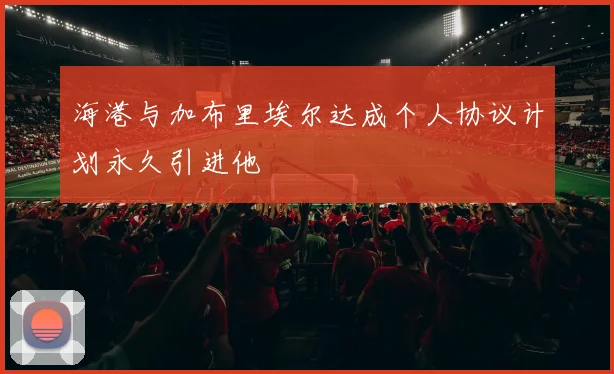 海港与加布里埃尔达成个人协议计划永久引进他